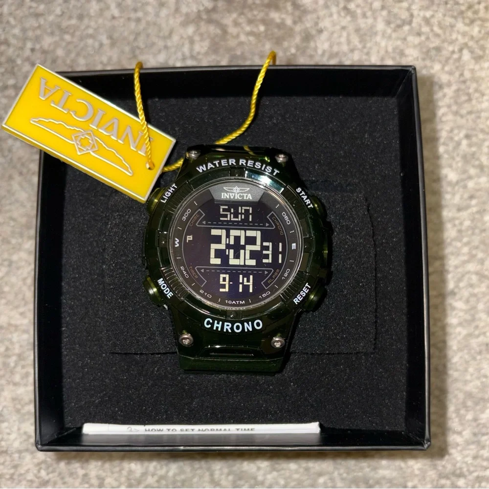 INVICTA Invicta Racing Men
52mm Plastic Dark Green Black dial - Picture 2 of 7